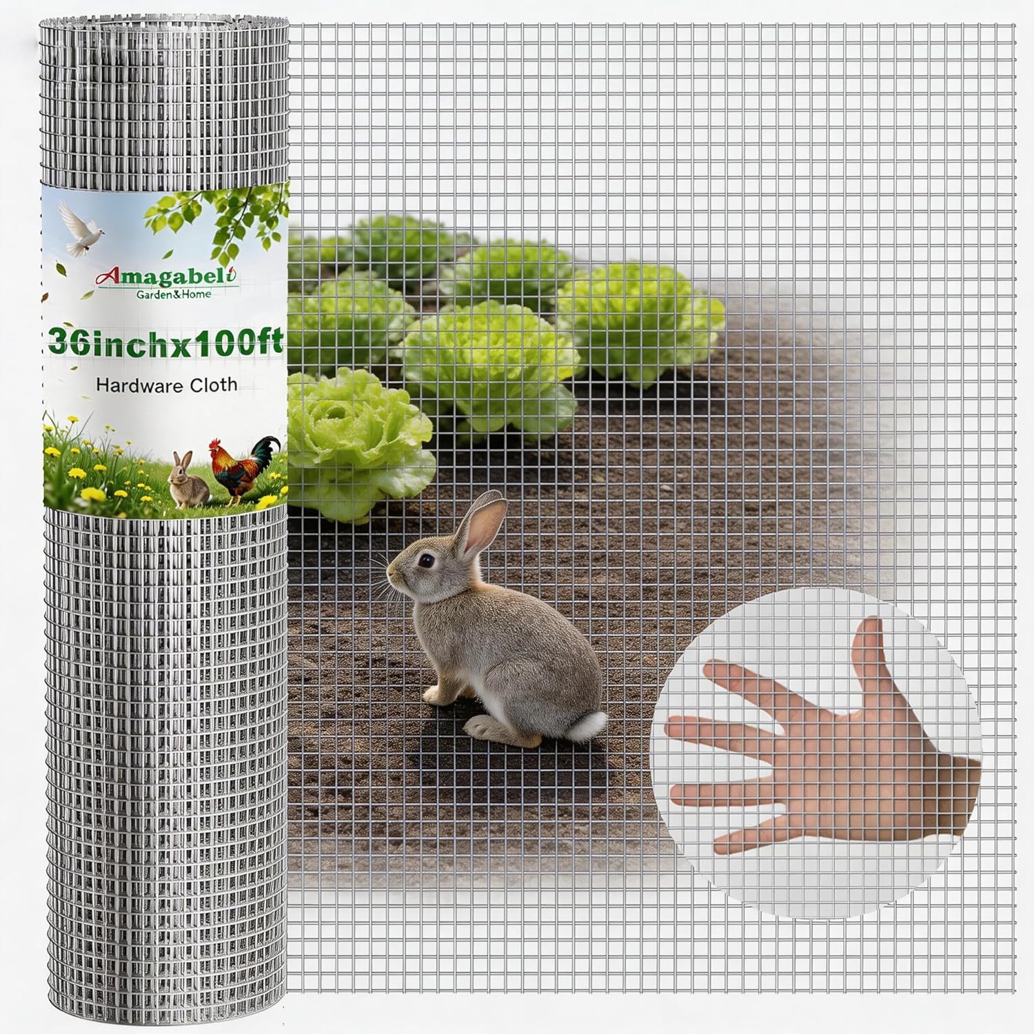 Product image: Amagabeli 1/2-inch wire mesh roll