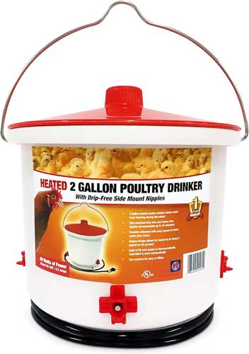 Product image: Farm Innovators heated poultry drinker with electric base