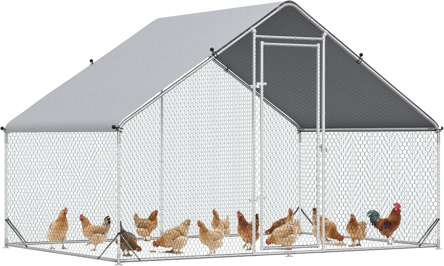 Product image: PawHut metal frame chicken run enclosure