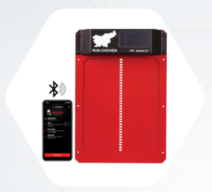 Battery-powered automatic coop door